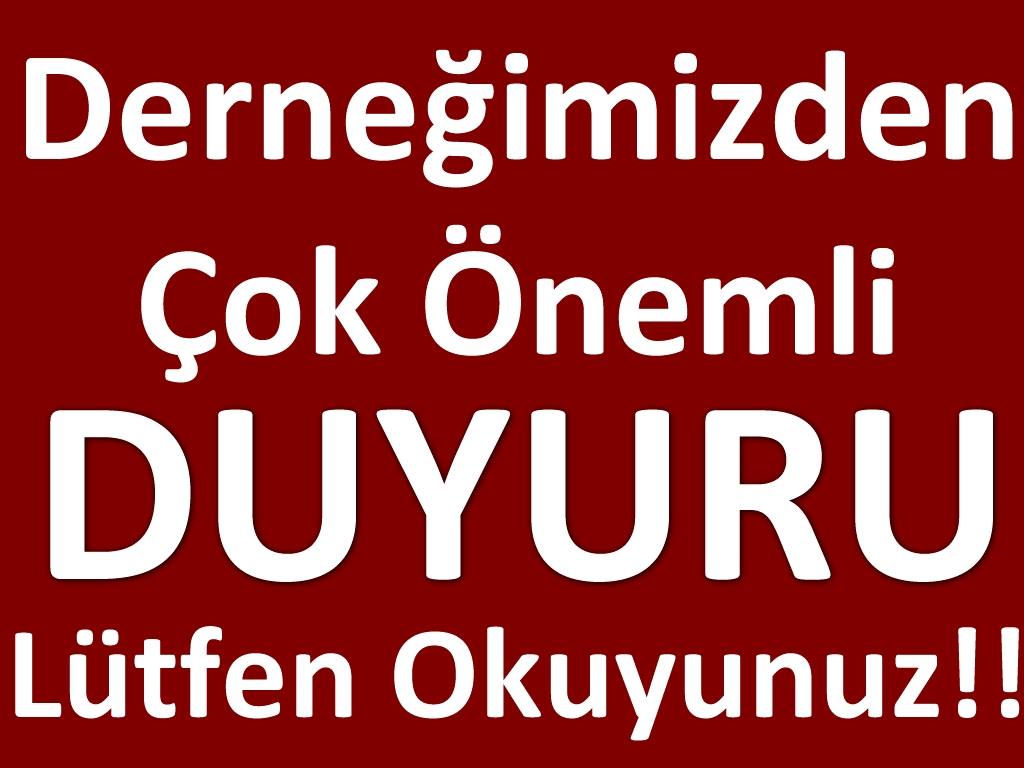 Duyuru!!!